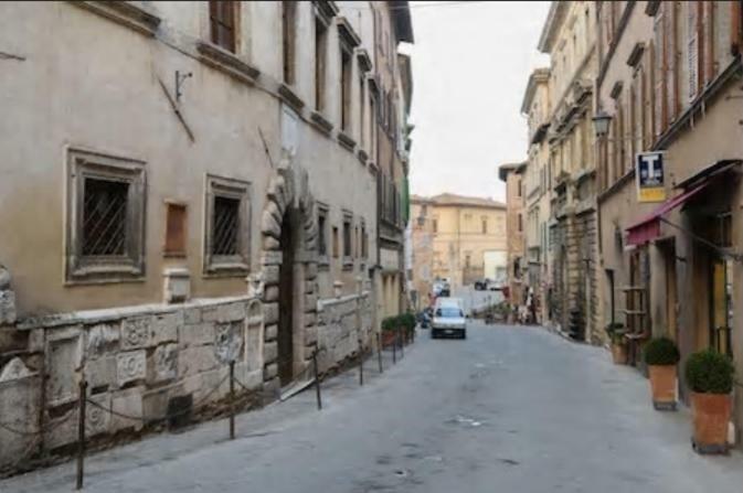 Appartamento In Palazzo Bucelli Montepulciano Bagian luar foto